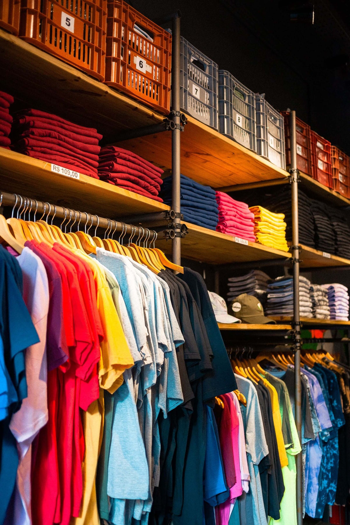 Hundreds of shirts. Every one checked.